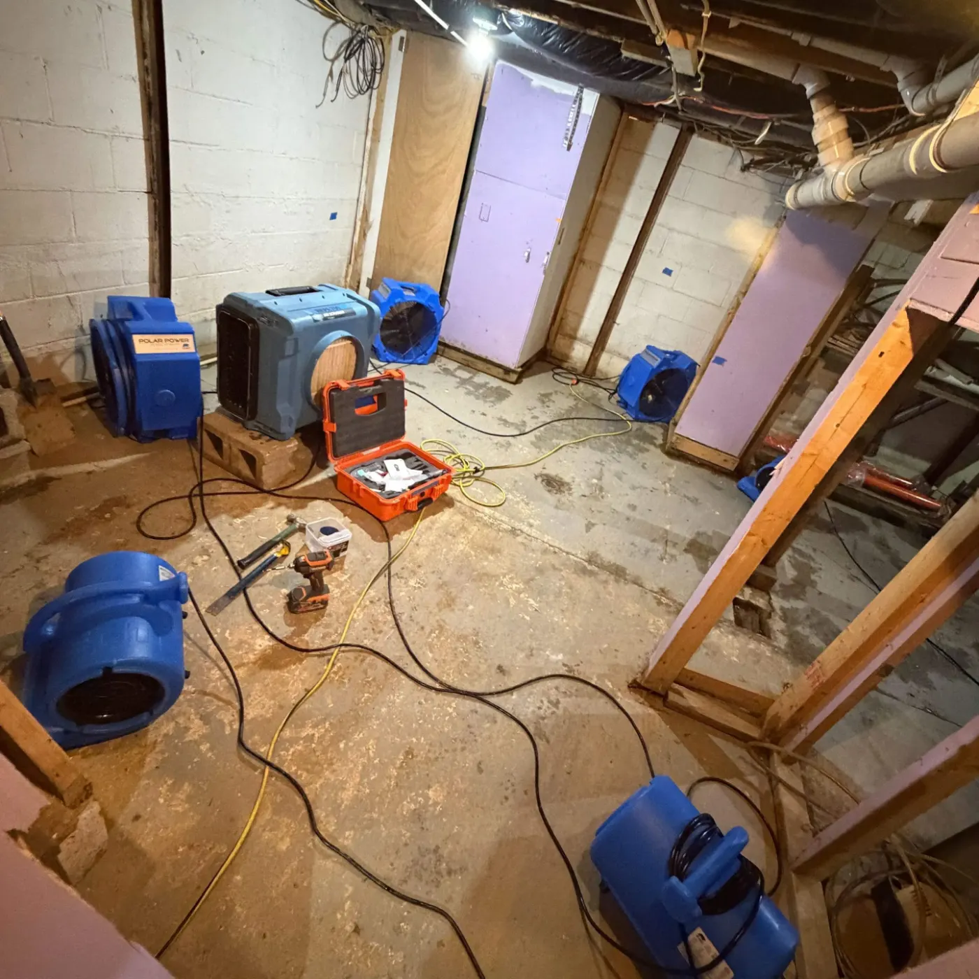 Structural drying after storm intrusion in Stonewater